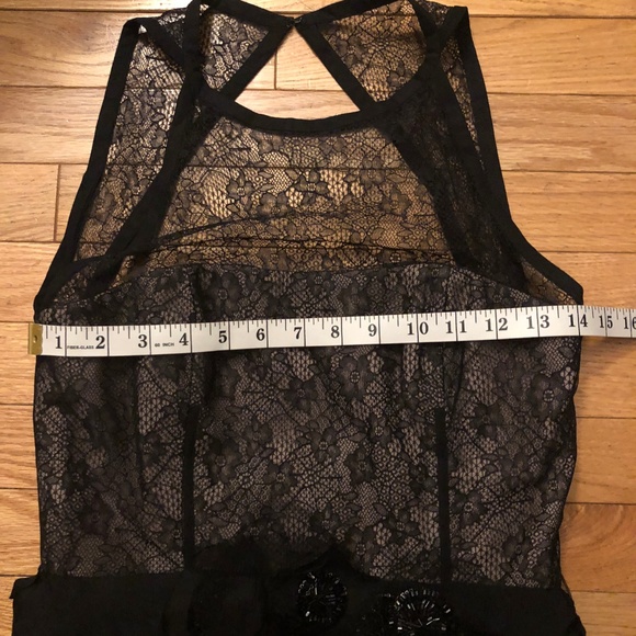 Vera Wang Lavender Label Black Lace Dress - Picture 5 of 7